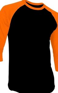 Men's 3/4 Sleeve T-Shirt Baseball Tee Raglan XL